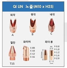 파이버레이저용접기 부품 QI LIN 노즐