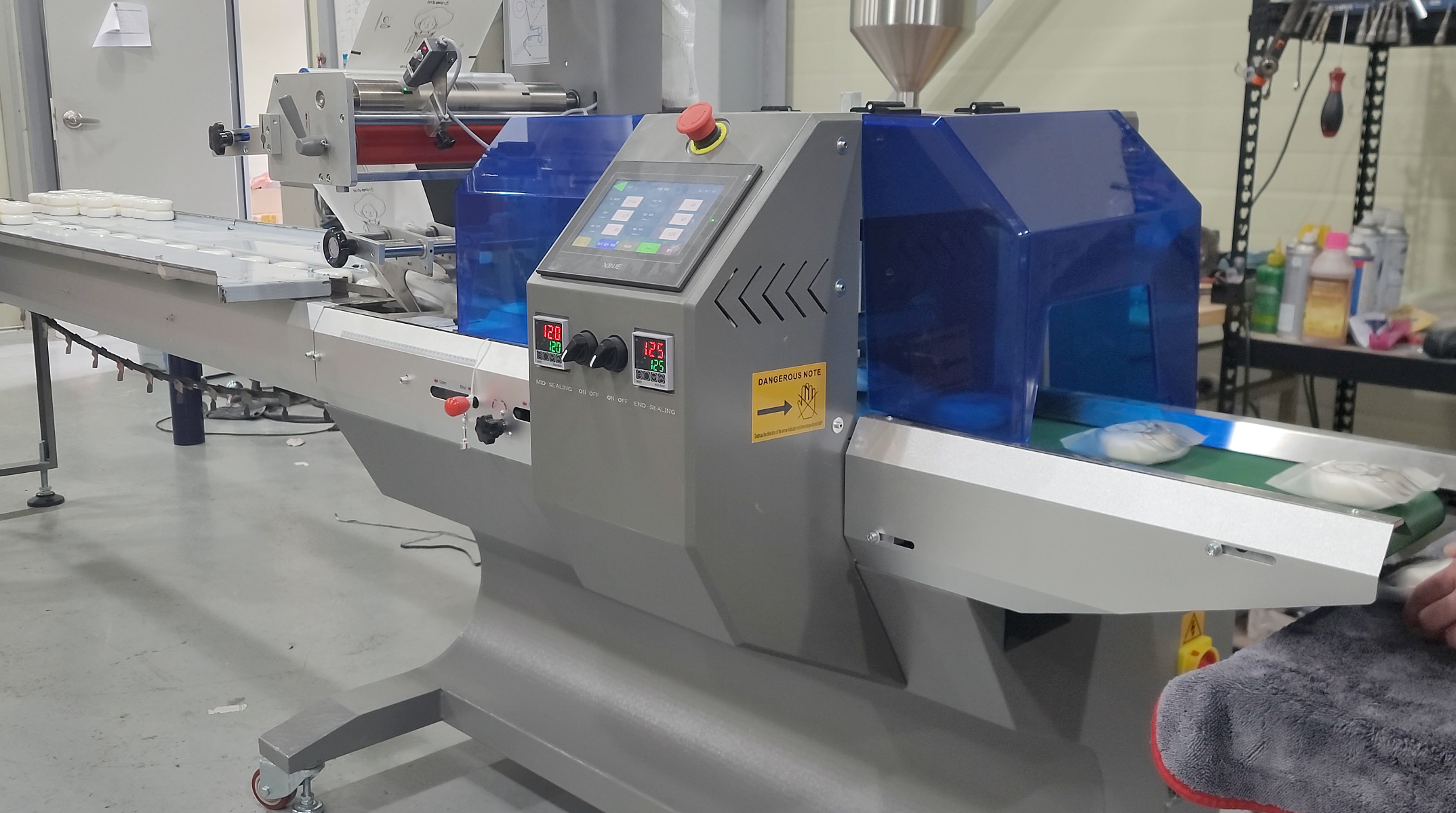 비누용 필로포장기 납품사례 - 경기도 양주 고객사 자동화 성공 사례/필로우포장기계