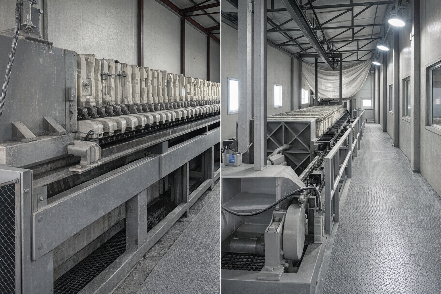 중고 샌드플랜트 셋트, 필터프레스